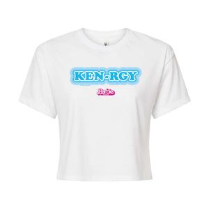 Укороченная футболка Barbie The Movie Kenrgy для юниоров Licensed Character, белый