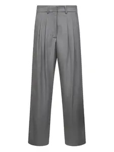 Брюки со складками спереди Pt Torino, серый