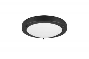 Потолочный светильник Trio Leuchten белый, черный диаметр/высота: 31,5/8 см