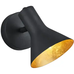 Настенный светильник Trio Leuchten Nina, черный