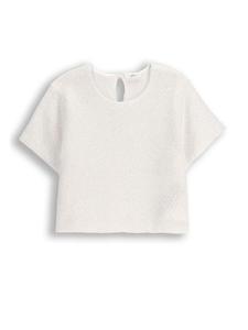 Свитер с короткими рукавами цвета экрю Coccodrillo