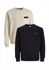 Толстовка Jack & Jones POPS CREW NECK, Black