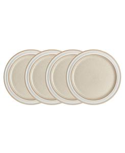 Набор маленьких тарелок Heritage Atrium, 4 штуки Denby, белый