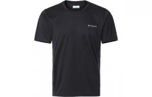 Футболка мужская черная с рукавом дроп-шип Columbia