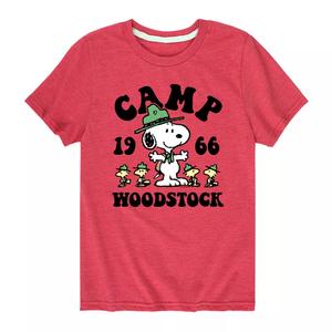 Футболка с рисунком Peanuts Camp Woodstock для мальчиков 8–20 лет Licensed Character