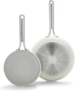 Набор сковородок GreenPan Nova, 20/25 см, белый