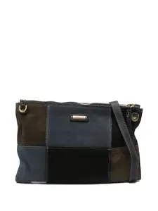 Сумка через плечо в технике пэчворк Caterina Lucchi, коричневый