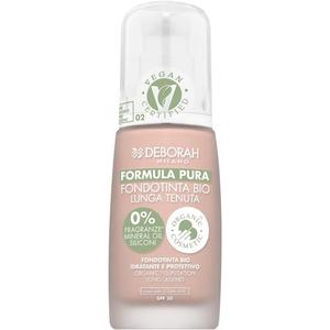 Pure Formula Bio Long Lasting Foundation N.02 бежевый Покрытие и комфорт Deborah