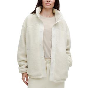 Lululemon Флисовая куртка с бархатистой текстурой, Bone White