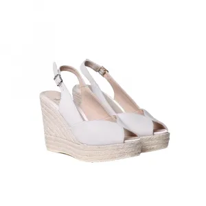 Сандалии Toni Pons Poppy esparto wedge, белый