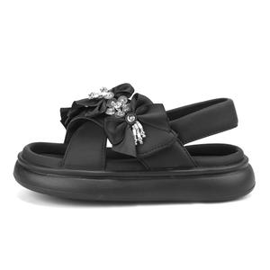 Сандалии детские с низким дышащим и нескользящим верхом ST&SAT KIDS, черный