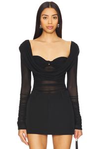 Топ Simone Majorelle, black