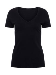 Футболка Daija Relaxed с V-образным вырезом черного цвета L'Agence