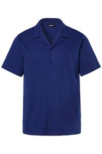 Men Plus Рубашка на пуговицах Regular fit в темно-синем цвете