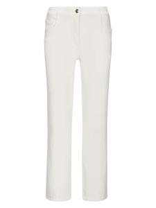 MADELEINE Джинсы Regular из шерсти белого цвета