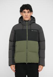 Куртка EA7 Emporio Armani TRAIN ATHLETIC COLOUR BLOCK PADDED JACKET, Beetle/Dark Green