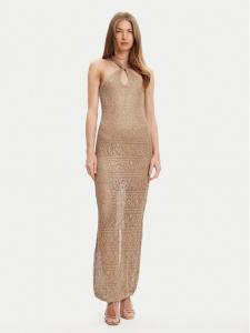 Облегающее трикотажное платье W5YK48 Z37G0 Guess, бежевый