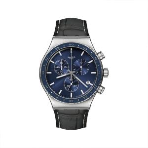 SWATCH Унисекс часы Metal Series 43mm Blue YVS496