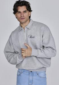 Толстовка SIKSILK Sweatshirt, Grey Marl/Grey