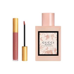 Limited Floral Delight Box Perfume Sets Eau De Parfum EDP 30ml+Помада GUCCI, two-piece set j: 50ml flower deсветло perfume+cloud mist liquid lipstick #217