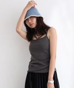 Топ с фрезерованными завязками спереди Pourvous, цвет Charcoal Gray