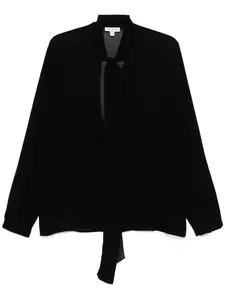 Блузка с бантом Alaïa, черный