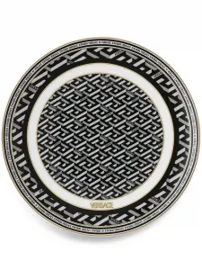 Тарелка la greca signature, 2х17 см, Versace, черный