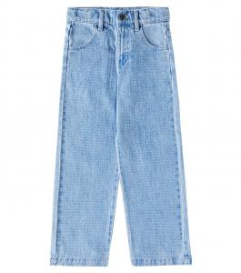 Джинсы, украшенные кристаллами Marc Jacobs Kids, Denim Blue