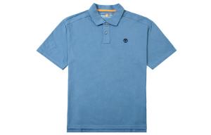Timberland Polo Shirts Men's Sky Blue Polo Collar Moderate Others