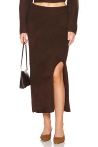 Юбка синса Astr The Label, коричневый