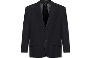 Деловой костюм мужской черный Balenciaga, черный