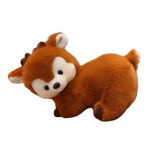 Очаровательные олени плюшевые куклы высота 30см Tak Bebe, коричневый