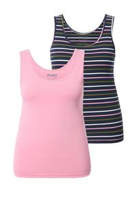 Нижняя рубашка Ulla Popken, Night Blue/Rose