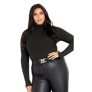 Свитер Sina для женщин plus size Avenue, Black
