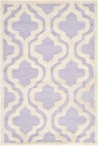 Ковер-дорожка SAFAVIEH, 77 x 366 см, Cambridge Collection, Lavender & Ivory, ручной работы из марокканской шерсти, идеально для помещений с высокой проходимостью в гостиной, спальне (CAM132C)