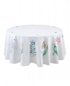 Скатерть lenox butterfly meadow garden, круглая, 70 дюймов. Macy's, White Multi