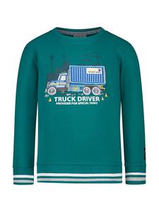 Salt and Pepper Толстовка "Грузовик" зеленого цвета