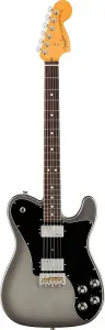 Электрогитара Fender American Professional II Telecaster Deluxe, грифа из розового дерева, цвет Mercury, в комплекте с кейсом Deluxe Molded