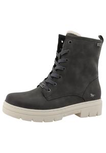 Ботильоны на шнуровке MUSTANG, темно-серый