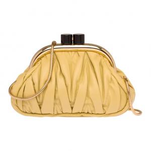 Мягкая овчинная кожаная сумка через плечо Women's Vanilla MIU MIU