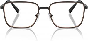 Michael Kors Men's Mk3079 Méribel прямоугольные оправы для очков, Shiny Black/Demo Lens