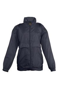 Куртка-ветровка для серфинга (водостойкая и ветрозащитная) SOL'S, темно-синий