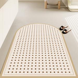 Budis Ковер 120х140 см из ПВХ для прихожей, моющийся, нескользящий, на входную дверь