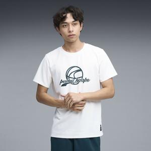 Мужская баскетбольная футболка с коротким рукавом и графическим принтом.