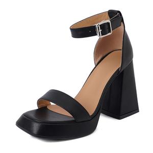 Женские сандалии на одной застежке Su Yanjiao, черный