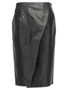 Юбка «Wrap Skirt Oil» KASSL Editions, черный