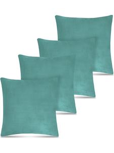 Aspero 4 фланелевых наволочки 60x60 см синего цвета