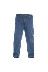 Джинсы D555 London Kingsize Bailey с эластичной резинкой на талии Duke Clothing, синий
