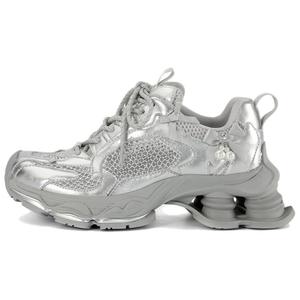 Женские кроссовки с нескользящей подошвой и массивным верхом DIBO, Silver