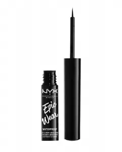 Водостойкий жидкий подводка для глаз Epic Wear Nyx Professional Makeup, Black